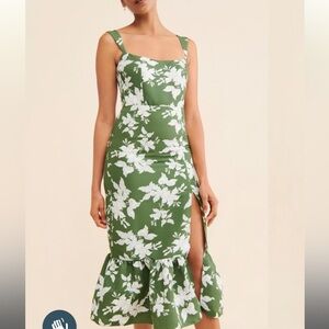 Sachin + Babi $425 Laura dress green white florals wedding baby bridal guest 4